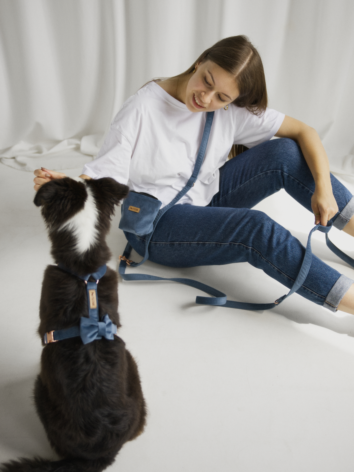 Smycz przepinana niebieski - obrazek 6