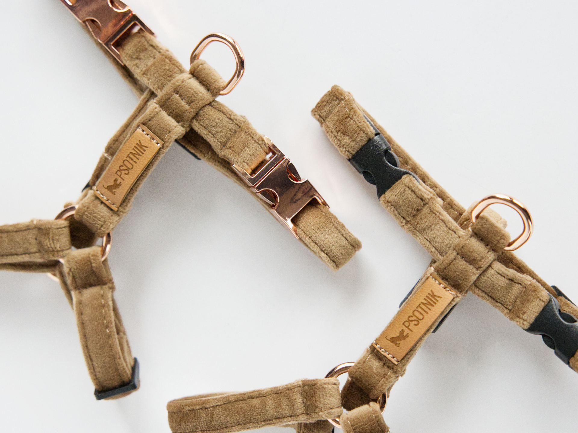 Szelki XXS dla małego psa brąz - obrazek 2