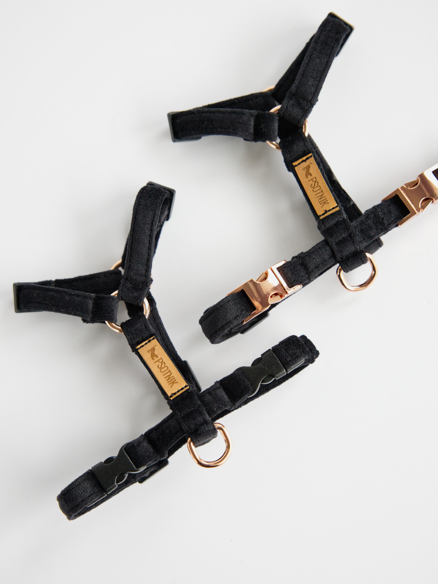 Szelki XXS dla małego psa czerń - obrazek 2