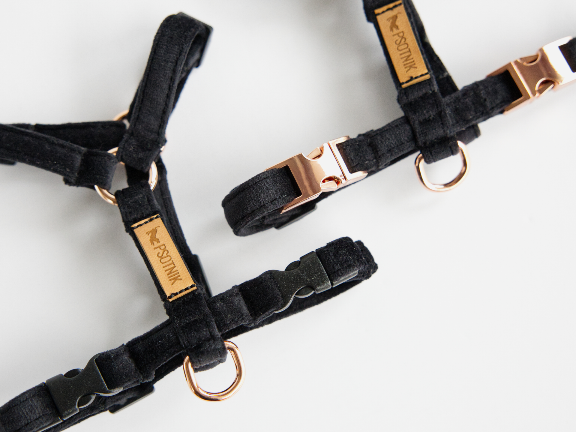 Szelki typu guard XXS dla małego psa w kolorze czarnym