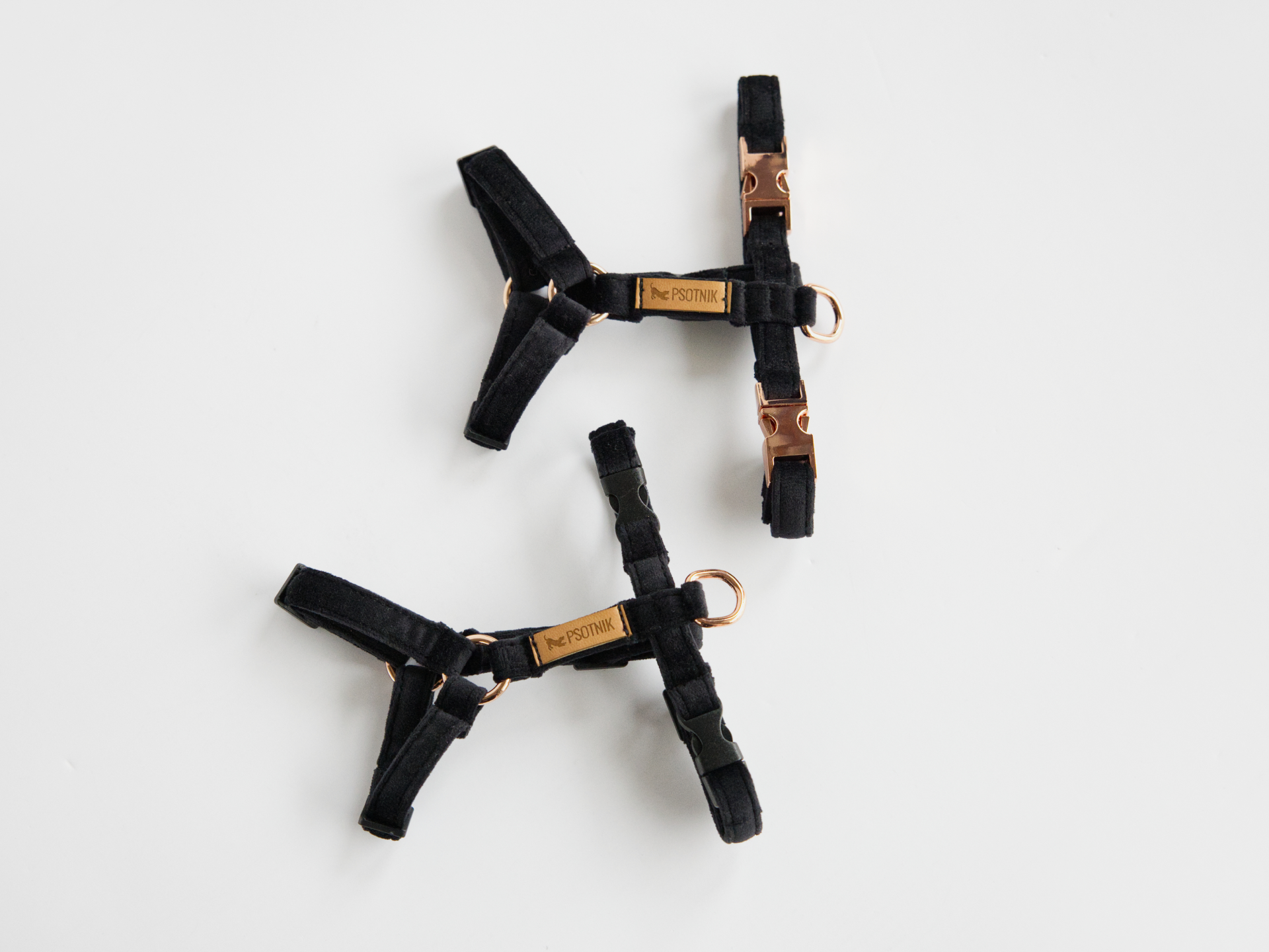 Szelki typu guard XXS dla małego psa w kolorze czarnym